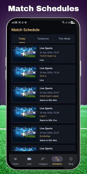 Football Live TV HD Screenshot 3
