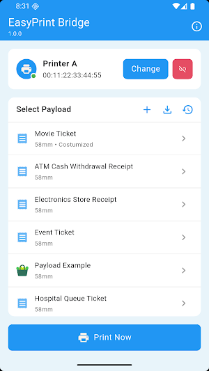 EasyPrint Bridge Screenshot 0