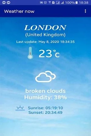 Weather at this moment Screenshot 3