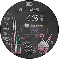 BFF74 - Blackboard Art Cakes