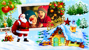 Merry Christmas Photo Frame : Greetings & Frames Screenshot 3