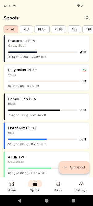 PrintVault: 3D Print Manager Screenshot 1