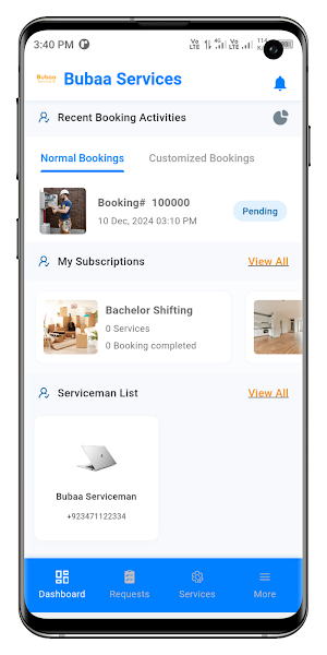 Bubaa Services Provider Screenshot 3