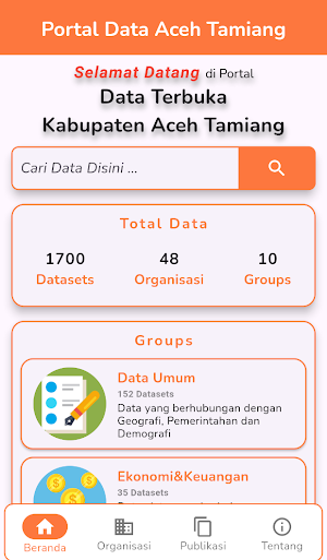 Open Data Aceh Tamiang Screenshot 0