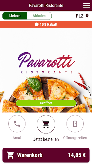 Pavarotti Ristorante Screenshot 0