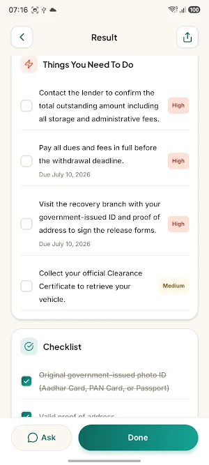 DocToDone: AI PDF Explainer Screenshot 2