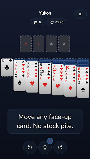 Yukon Solitaire: 3 Card Games Screenshot 0