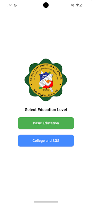 SPU San Miguel Portal Screenshot 0