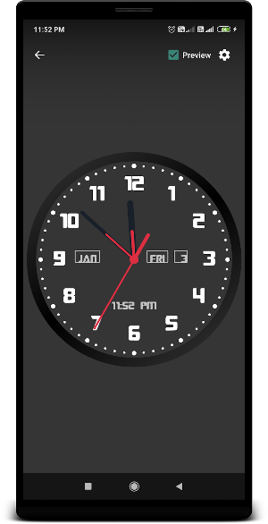 Analog Clock Live Wallpaper Screenshot 3