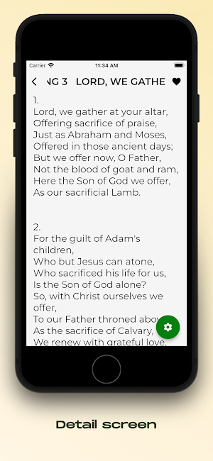Catholic hymns book Screenshot 2