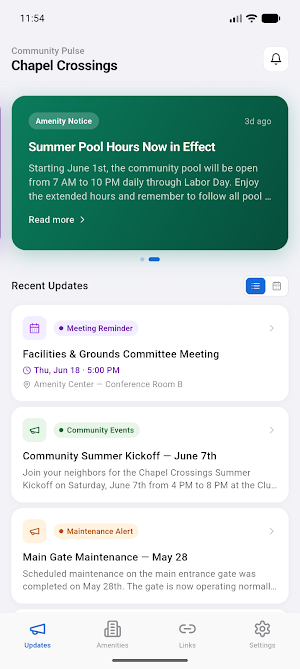 Community Pulse Hub Screenshot 1