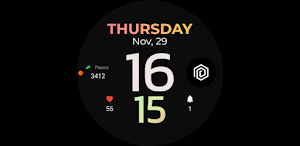 Watchface 4 Widgets Wear OS Screenshot 1