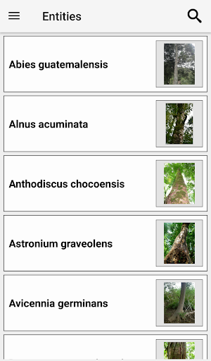 ID Species UICN Screenshot 2
