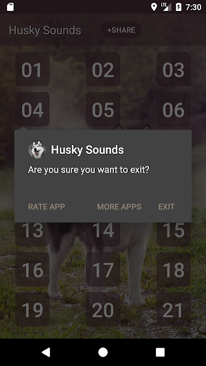 Siberian Husky Dog Sounds Screenshot 2