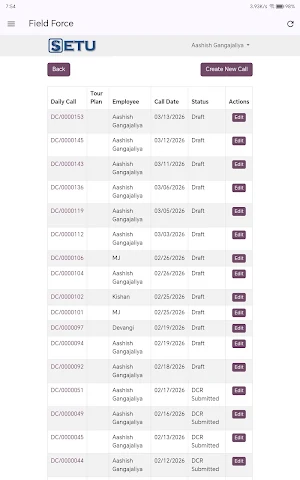 Field Force Management App Screenshot 3