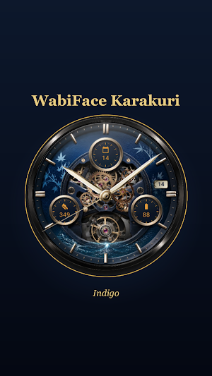 Karakuri Japanese Watch Face Screenshot 1