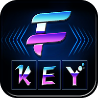 Fancy Text Keyboard Style Font