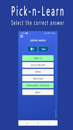 Click-n-Learn Learn Words Fast Screenshot 0