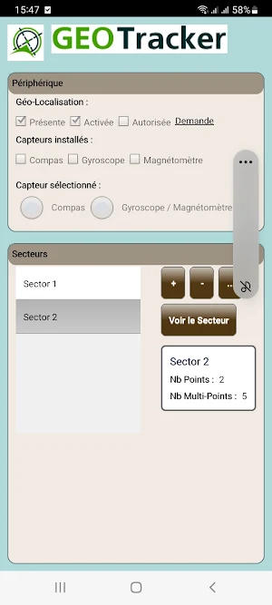Geo-Tracker Screenshot 2