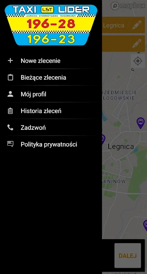 Taxi Lider Legnica Screenshot 2