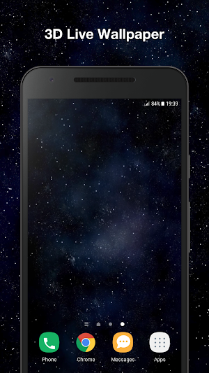 3D Black Live Wallpaper Screenshot 3