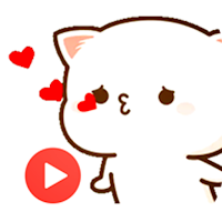 Mochi Cat Animated Stickers