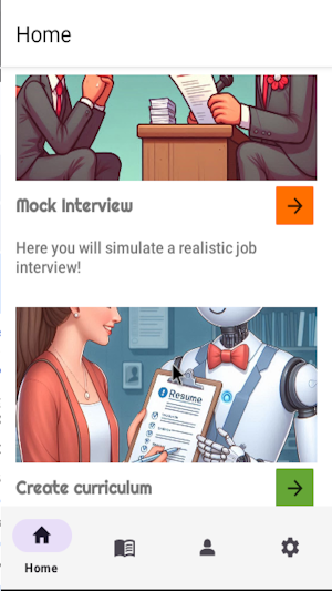 Virtual Job Interview Screenshot 0