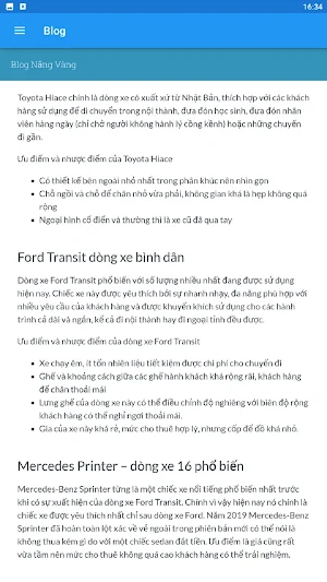 Thuê Xe 16 Chỗ HàNội Travelcar Screenshot 0