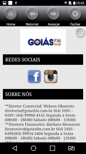 Goiás FM 104,9 – Goiatuba-GO Screenshot 2