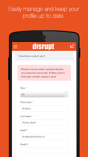 Disrupt Staffing Screenshot 0