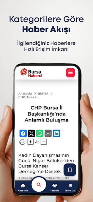 Bursa Haberci Screenshot 1