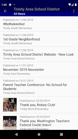Trinity Area School District Screenshot 3