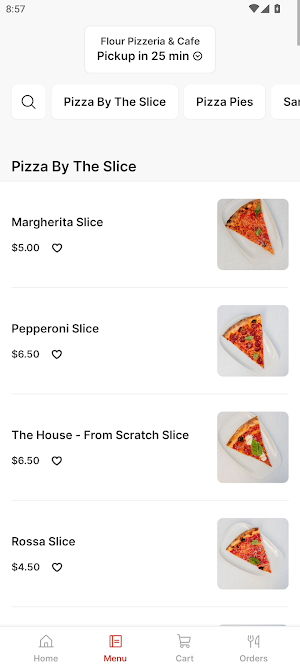 Flour Pizzeria & Cafe Screenshot 1