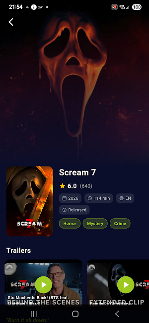 StreamFlix: Movies Trailers Screenshot 3