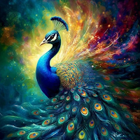 Wallpaper of Peacock