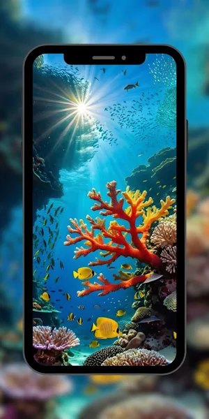 Underwater World Wallpaper HD Screenshot 2