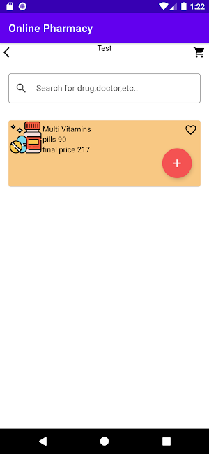 Online Pharmacy Screenshot 1