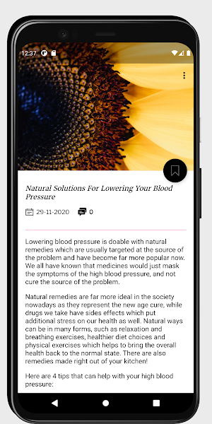 How to Reduce Blood Pressure | Blood pressure App Screenshot 2