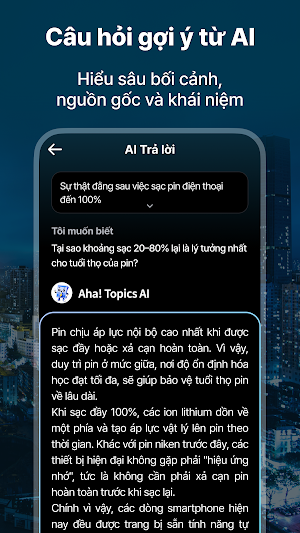 Aha! Topics - Màn hình khóa Screenshot 2