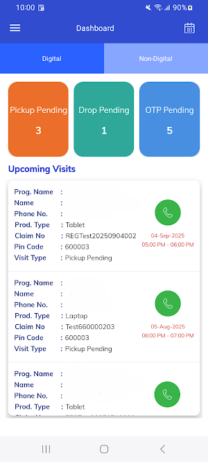 Serv Insur Field Service Screenshot 2