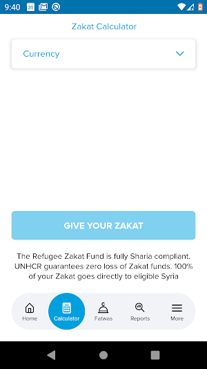 GiveZakat - Refugee Zakat Fund Screenshot 1