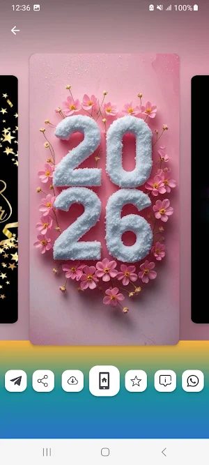 2026 Happy New Year Wallpapers Screenshot 1