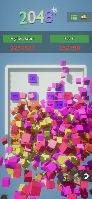 2048 Remake 3D - Merge Puzzle Screenshot 0