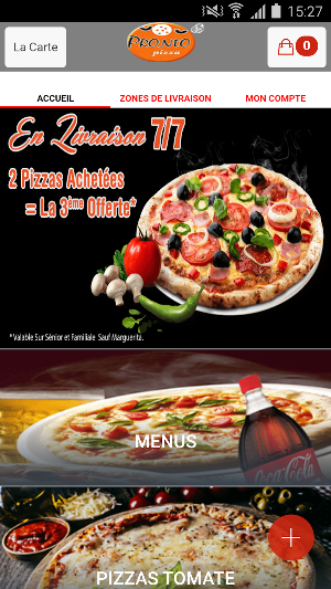 Pronto Pizza Arcueil Screenshot 0
