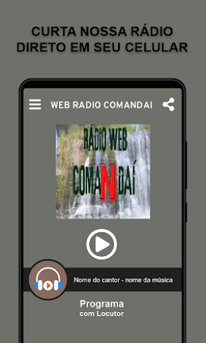 Web Radio ComaNdai Screenshot 0