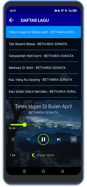 Lagu Nostalgia Betharia Sonata Screenshot 3