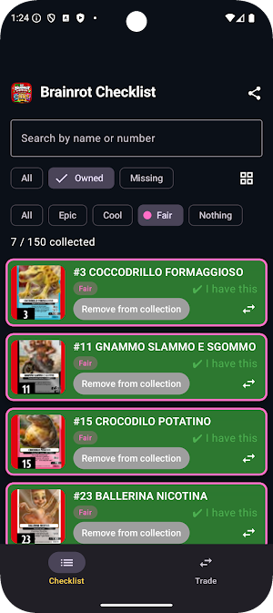 Brainrot TCG Collector Cards Screenshot 3