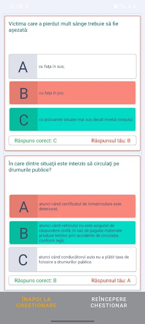 Șofer Auto Chestionare Screenshot 3