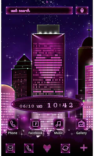 City Theme-Purple Love City- Screenshot 0