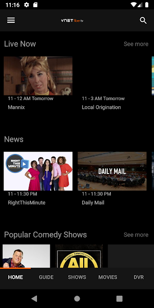VNET Fiber TV Screenshot 0